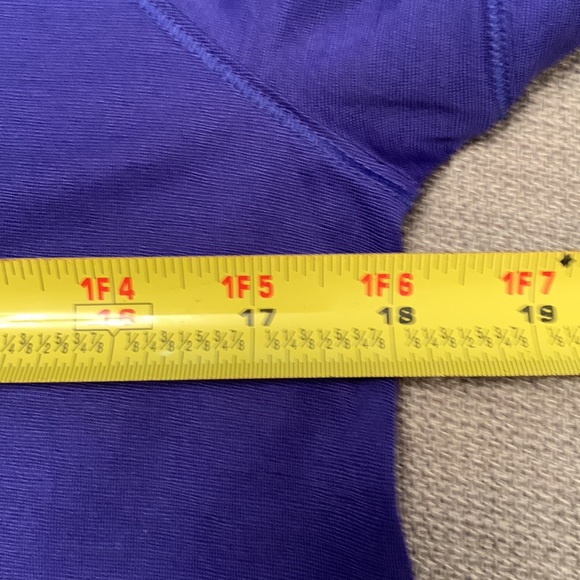 ATHLETA Purple Vapor Tee Shirt Athletic Workout Top - Picture 7 of 9